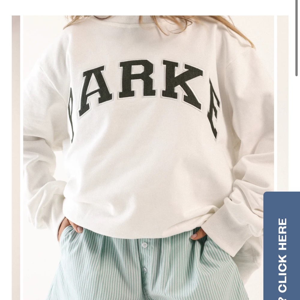 Parke varsity mockneck sweatshirt